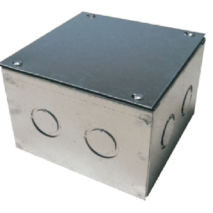 CAJA DISTRIBUCION METALICA PREGALVANIZADA 100x100X65MM