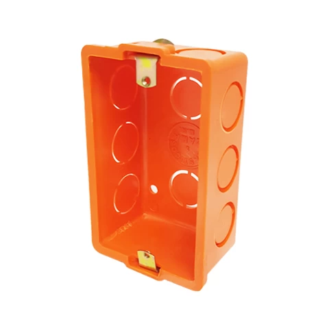 CAJA DE DISTRIBUCION PARA TABIQUE NARANJA 5/8