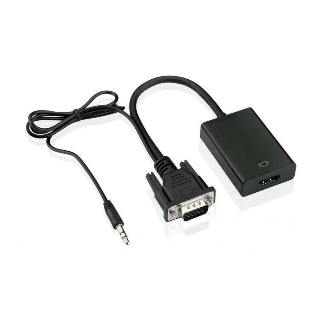 CONVERTIDOR DE VIDEO VGA A HDMI Y AUDIO COD.1813