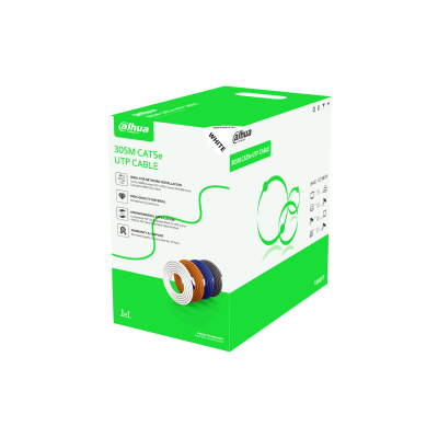 CABLE UTP CAT5E ALEACION ALUMINIO COBRE 305 MTS 24AWG DAHUA DH-PFM922I-5EUN-C