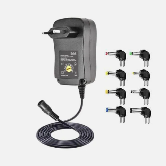 TRANSFORMADOR UNIVERSAL AC-DC VOLTAJE VARIABLE 2A MAX. BIRLINK