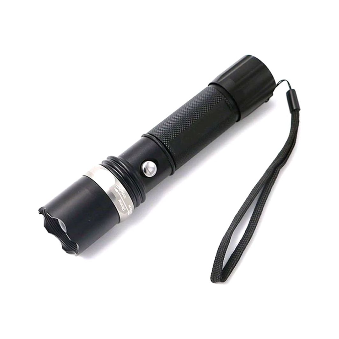 LINTERNA LED TACTICA C/ZOOM COD.153636 RECARGABLE USB