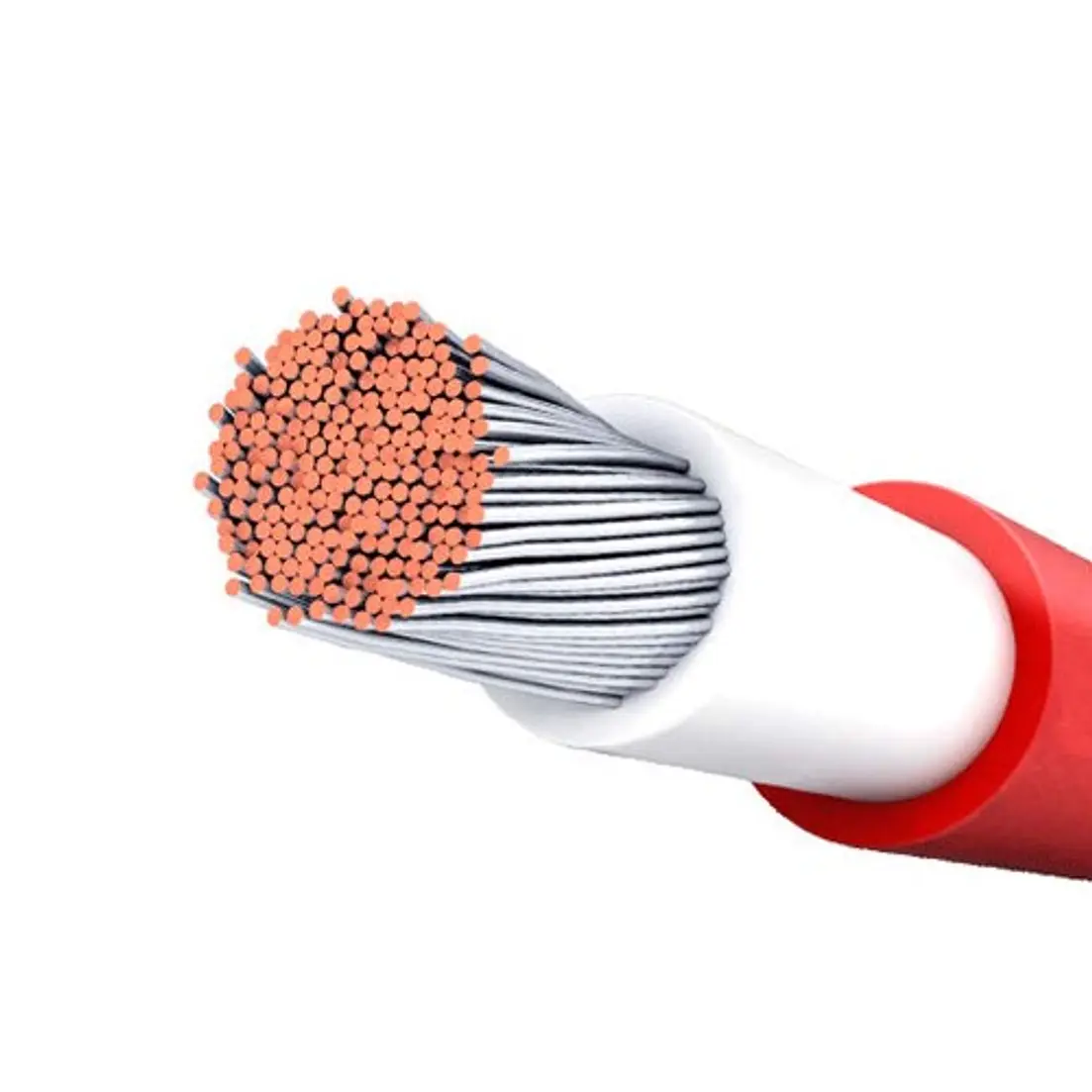 CABLE SOLAR 6MM ROJO