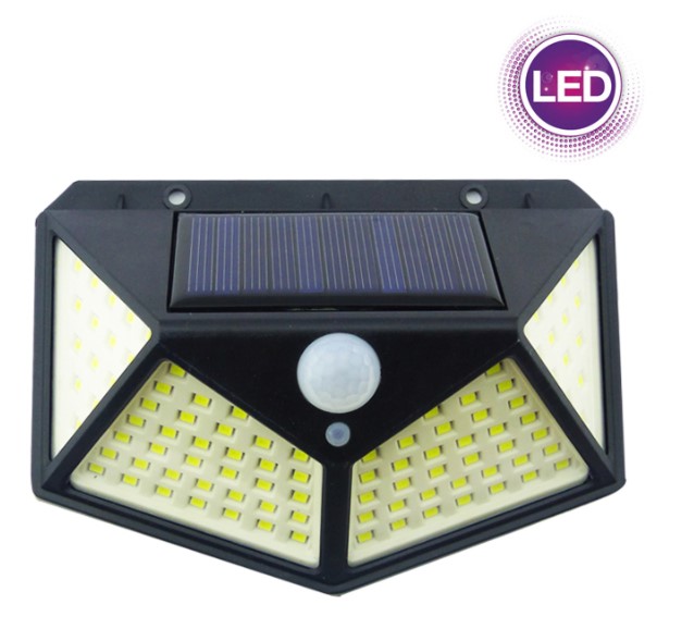 APLIQUE SOLAR 100 LED COD.111946 LUZ BLANCA MOD.CL-100