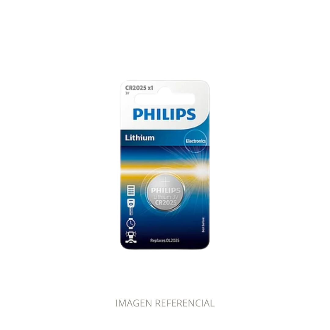 PILA LITIO PHILIPS TIPO MONEDA CR2025