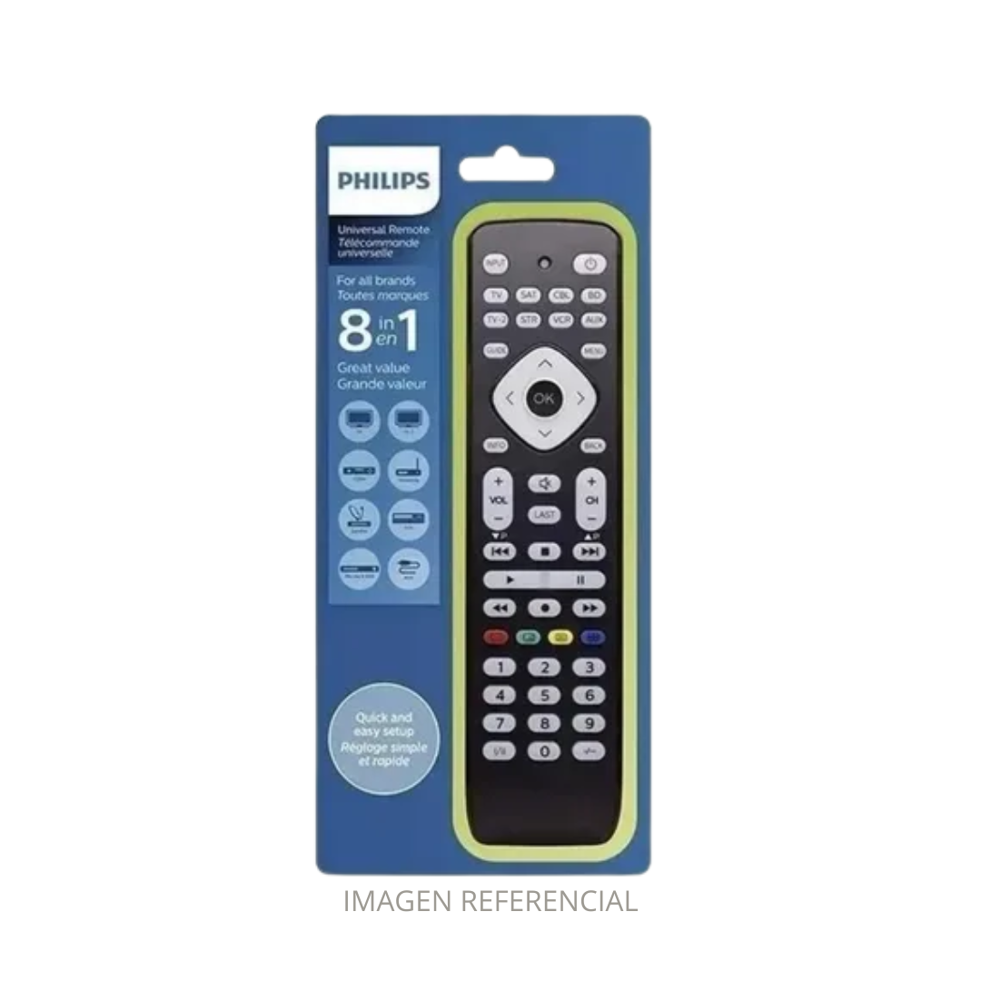 CONTROL UNIVERSAL 8 FUNCIONES PHILIPS SRP2018/27 55