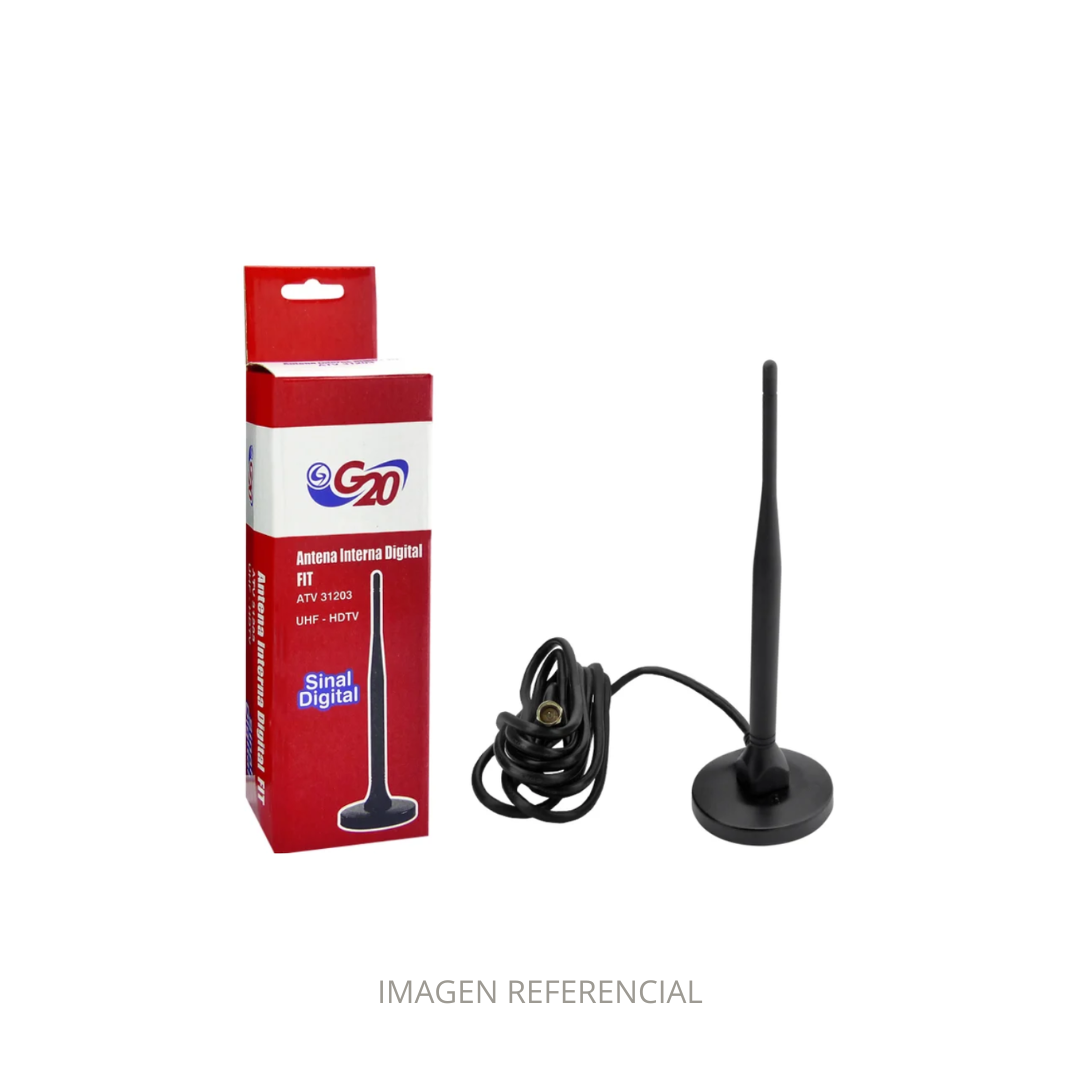 ANTENA TV DIGITAL HD COD.9073 C/IMAN UHF-HDTV G20 ATV 31203