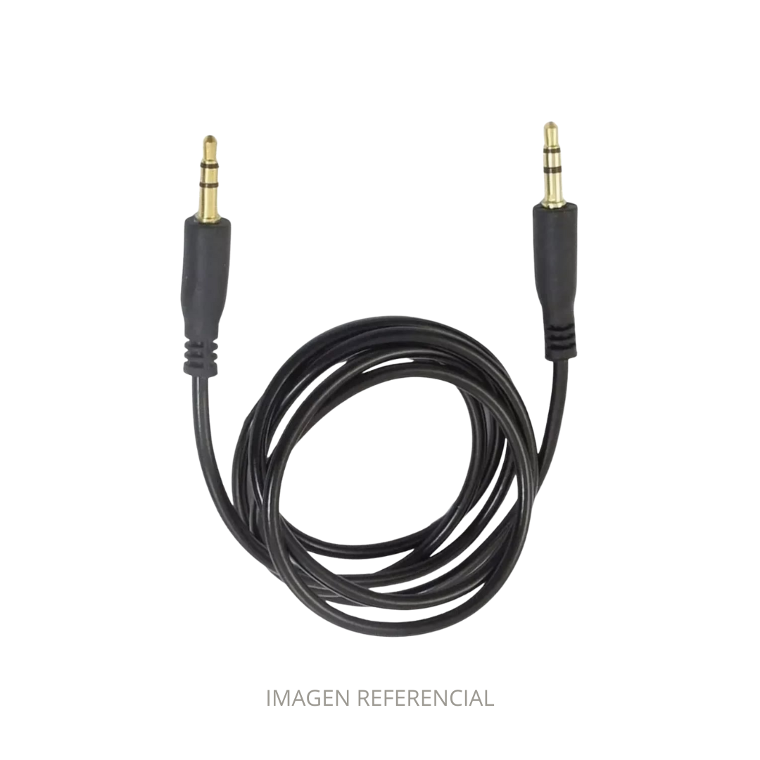 CABLE AUXILIAR PLUG 3.5MM A PLUG 3.5MM ESTEREO 1.8MTS CA-132