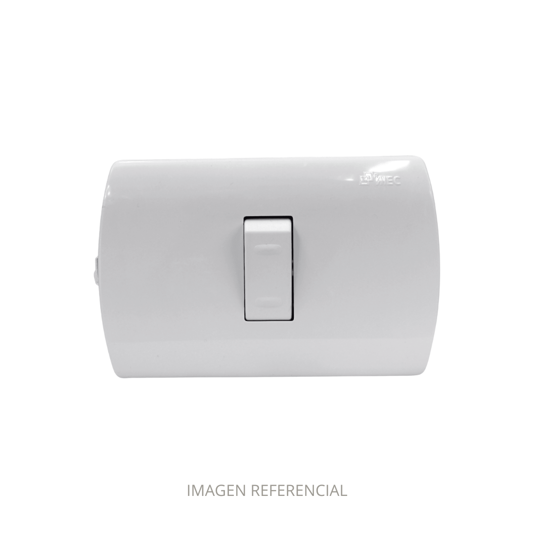 INTERRUPTOR 9/24 10A BLANCO EMBUTIDO 0100IA0264 MEC