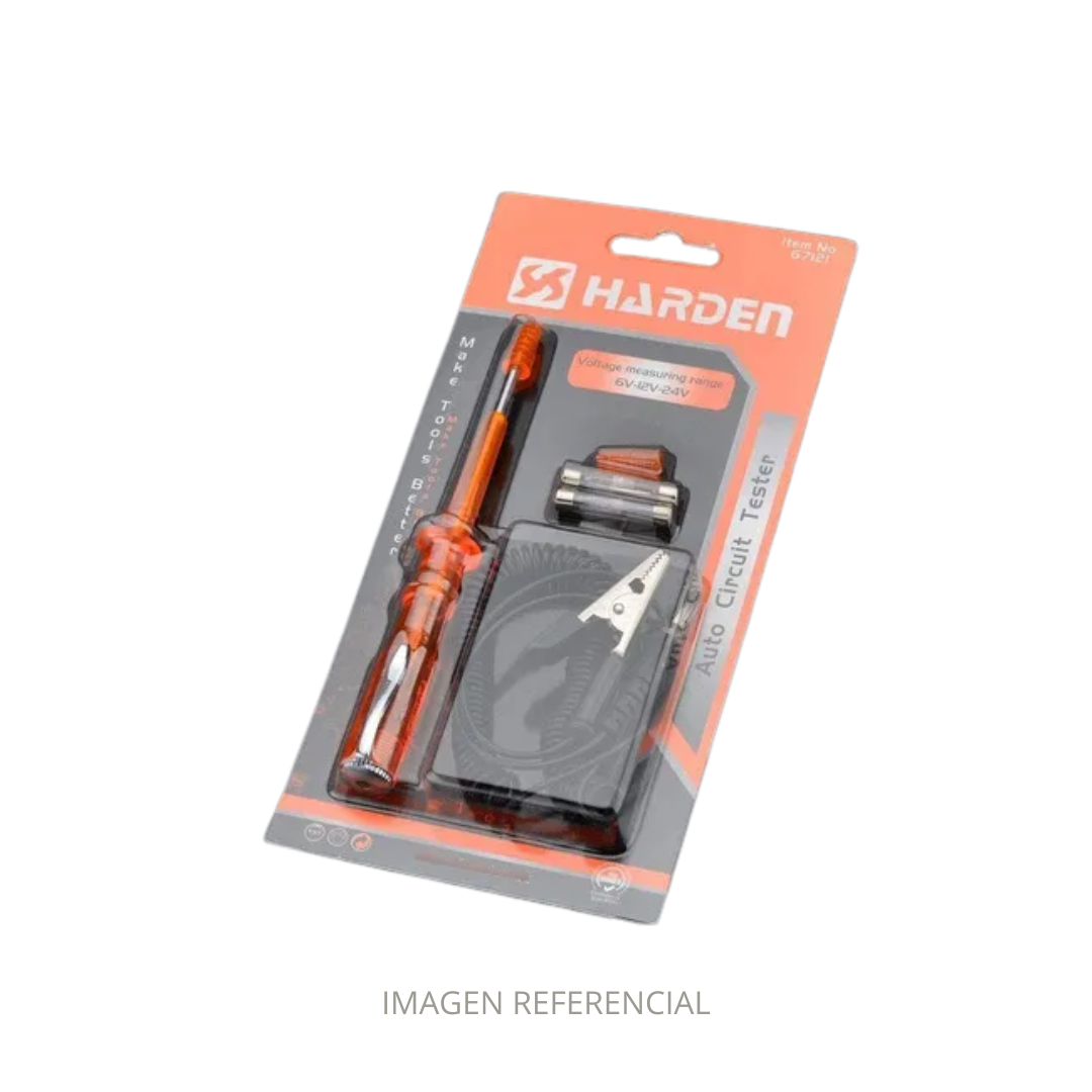 PROBADOR DE VOLTAJE AUTOMOTRIZ 6V/12V/24V HARDEN 670121