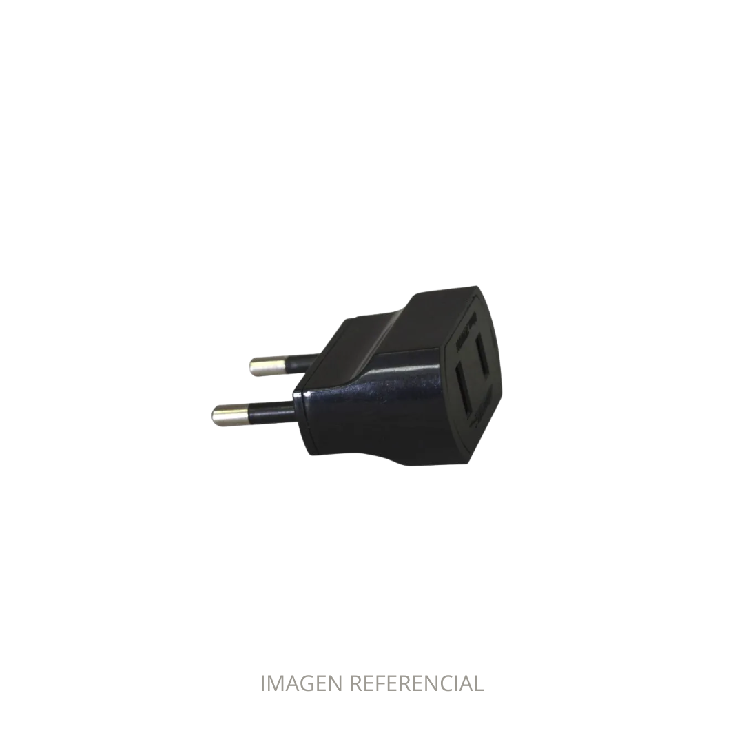 MACHO ADAPTADOR AMERICANO 2P 10A NEGRO MEC 0300MV0265