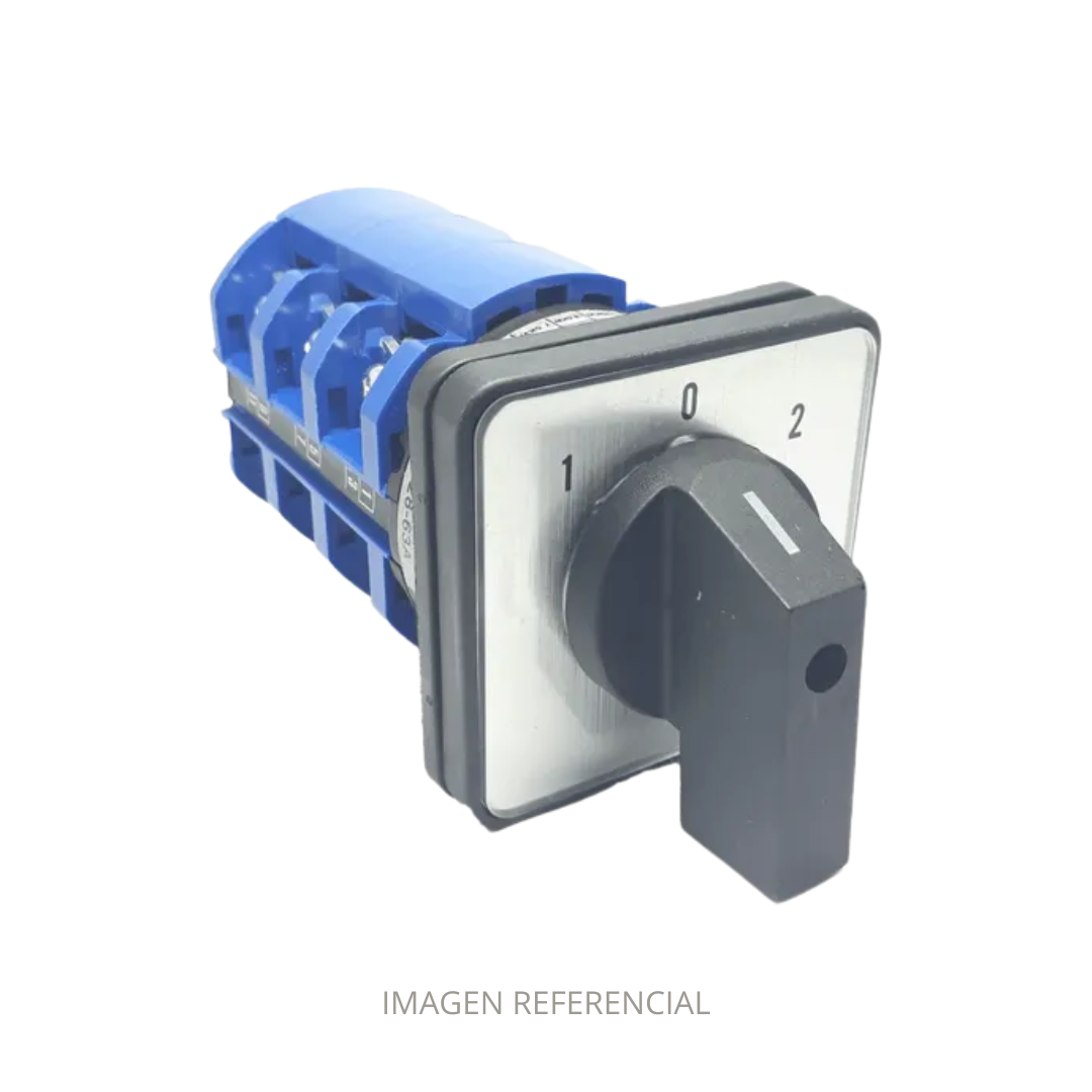 SELECTOR TIPO PACCO 25 AMPERES 1-0-2 LW28-25A BEKAM