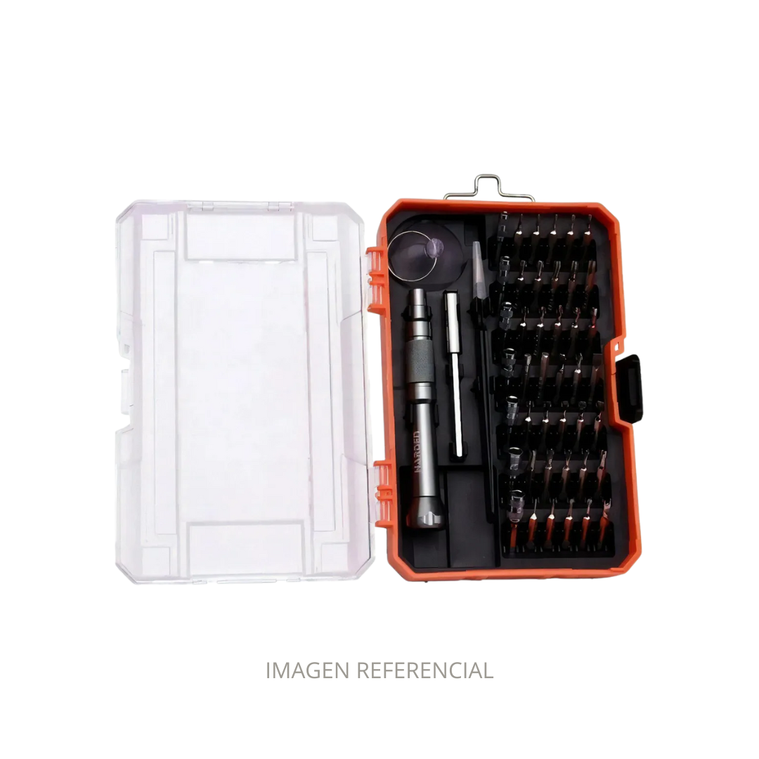 SET DESTORNILLADOR DE PRECISION 46 PIEZAS HARDEN 550145