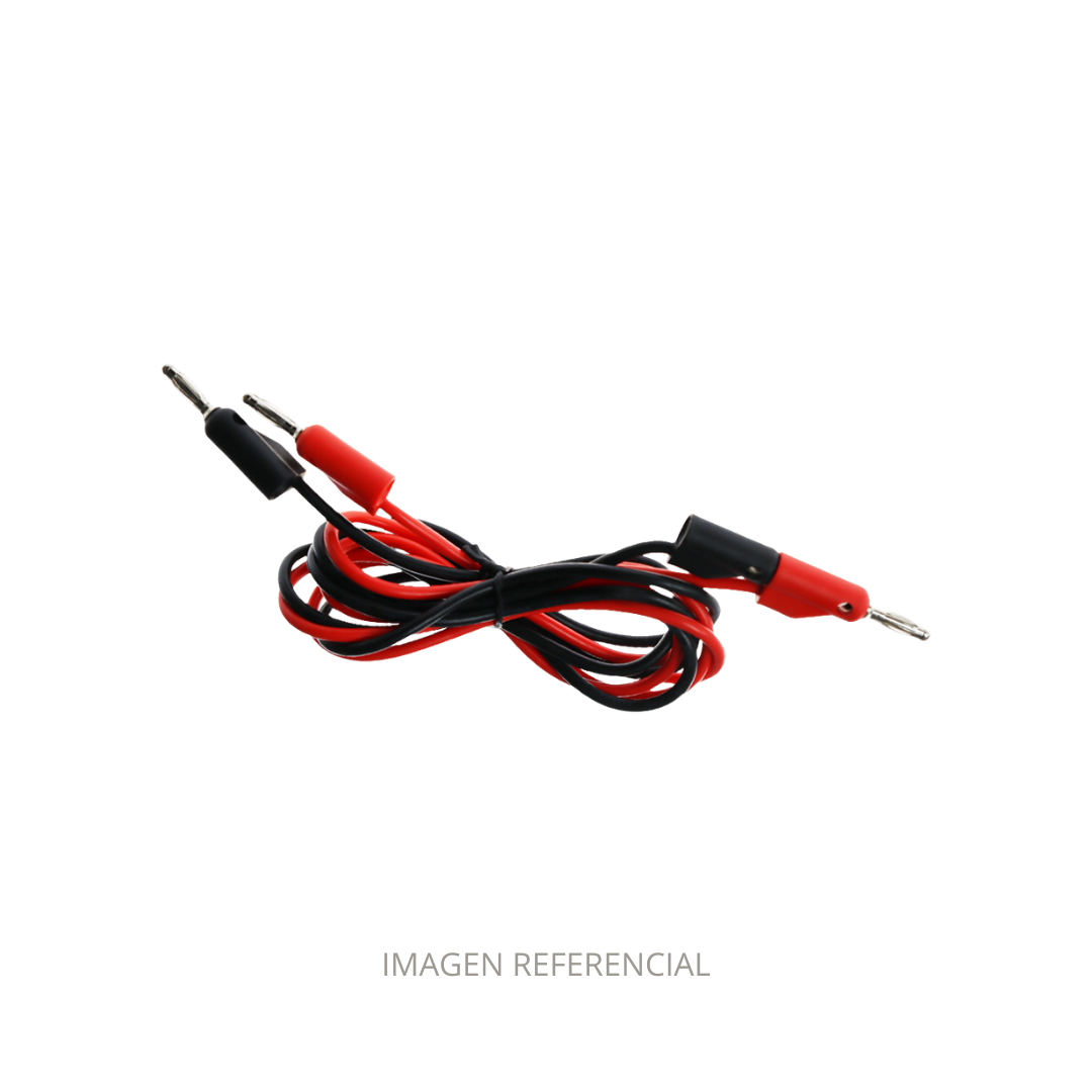 CABLE PUNTA DE TESTER COD.116819 NEGRO ROJO