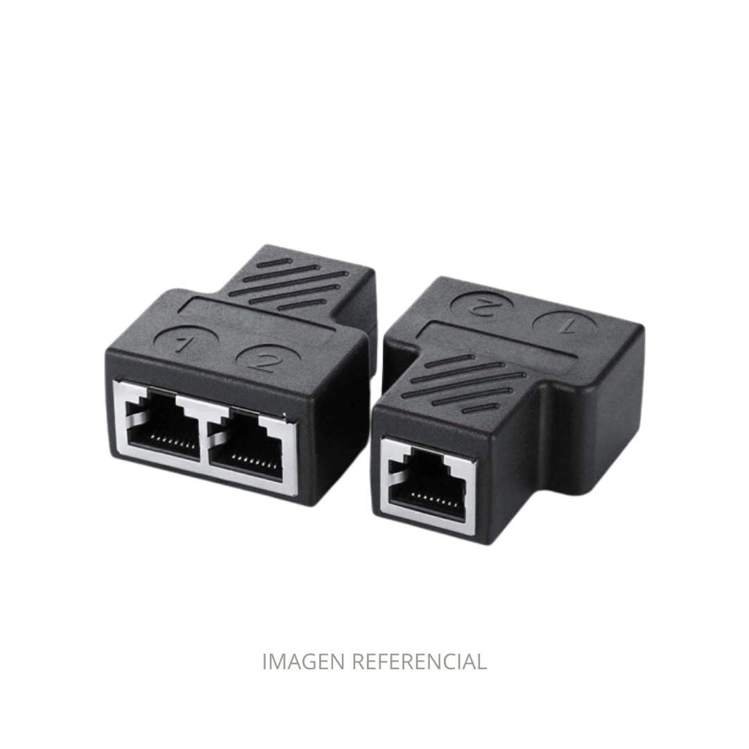 ADAPTADOR 1 MACHO RJ-45 A 2 HEMBRA RJ-45 TA128