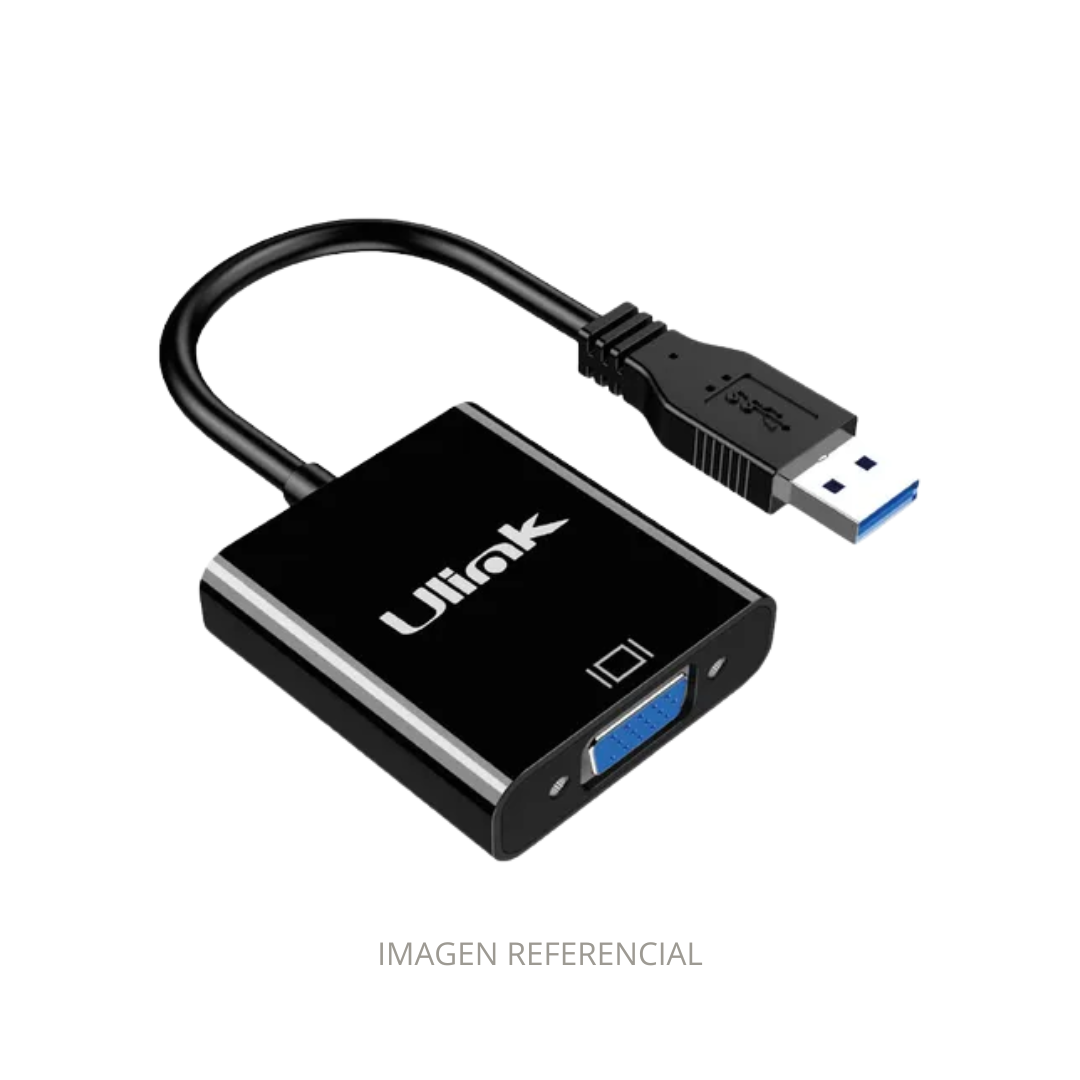 ADAPTADOR USB 3.0 A VGA/ UL-USBVGA3 NEGRO ULINL