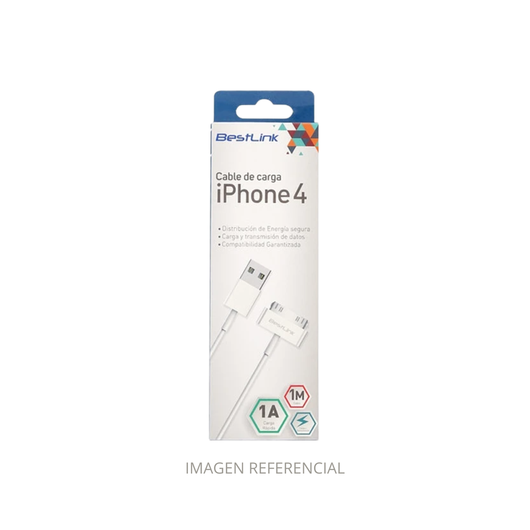 CABLE DE CARGA IPHONE 4 BESTLINK BL-CH0100