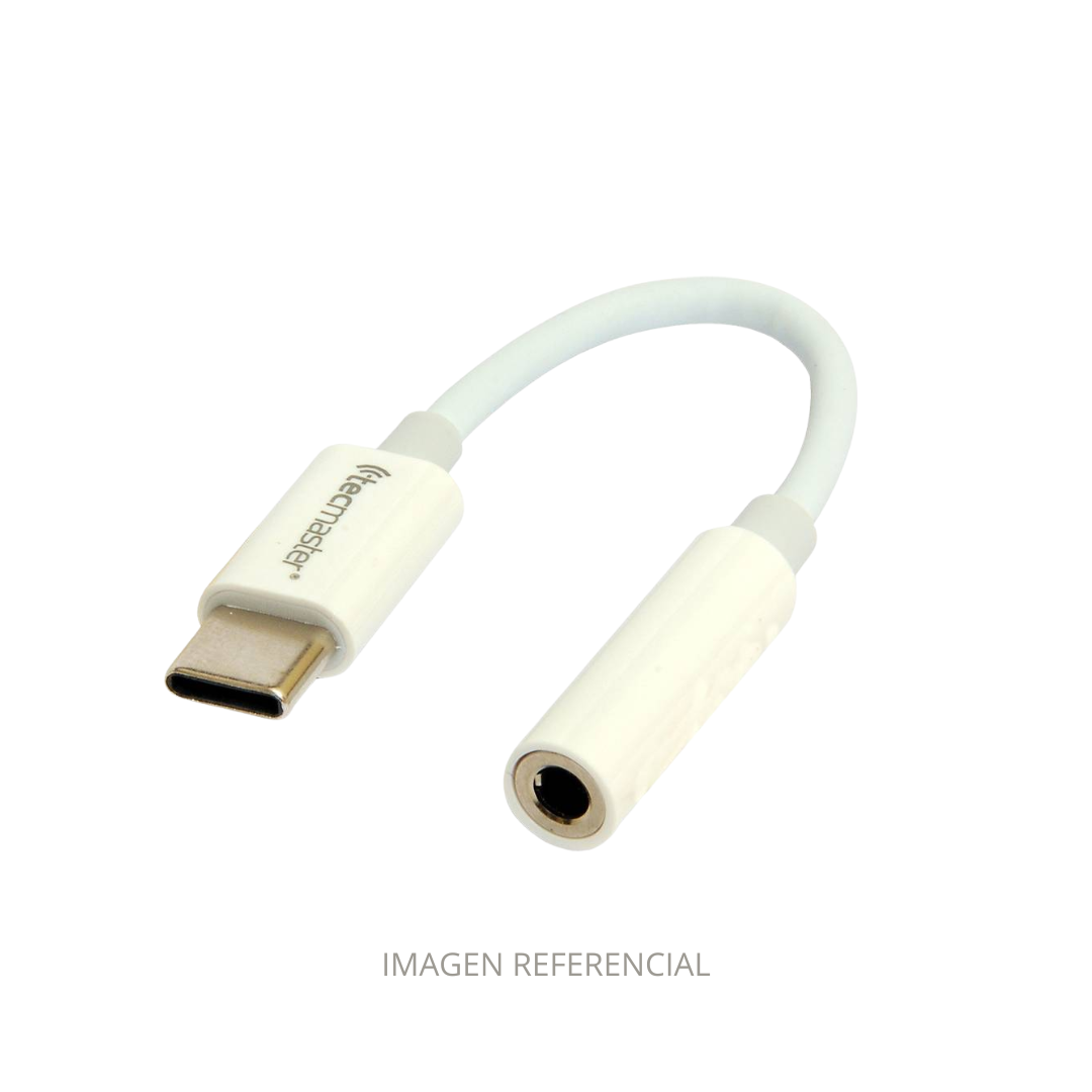 ADAPTADOR USB-C A CONECTOR AUDIO JACK 3.5MM TECMASTER