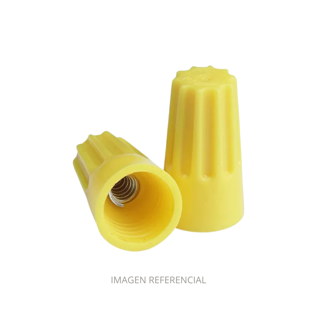 CONECTOR CONICO P74 AMARILLO