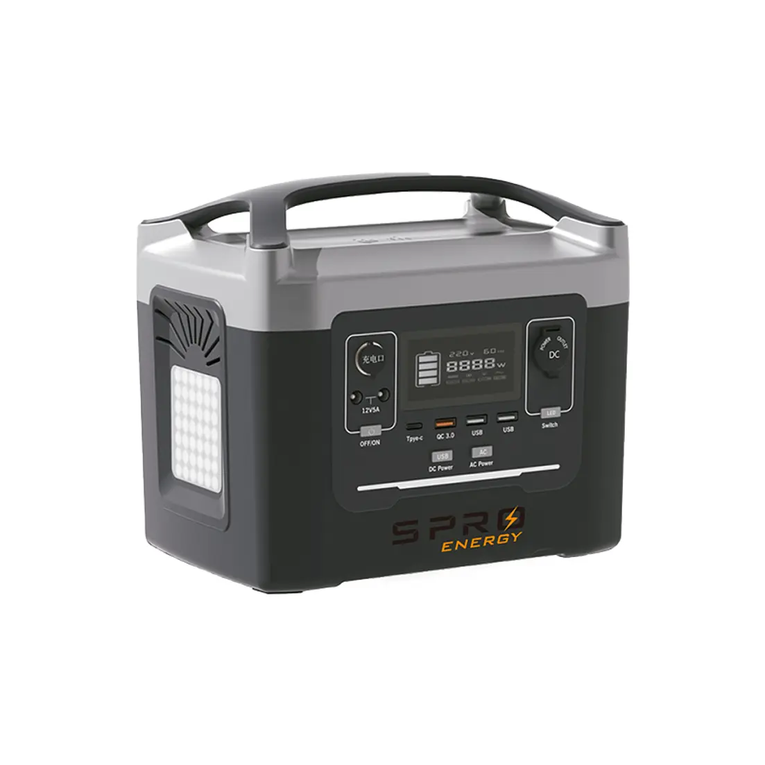 ESTACION SOLAR GD600W-12V SPRO