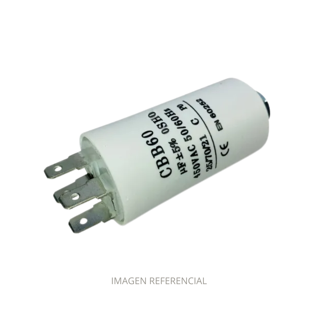 CONDENSADOR DE PARTIDA PARA MOTORES 45UFX450VAC CBB60-45