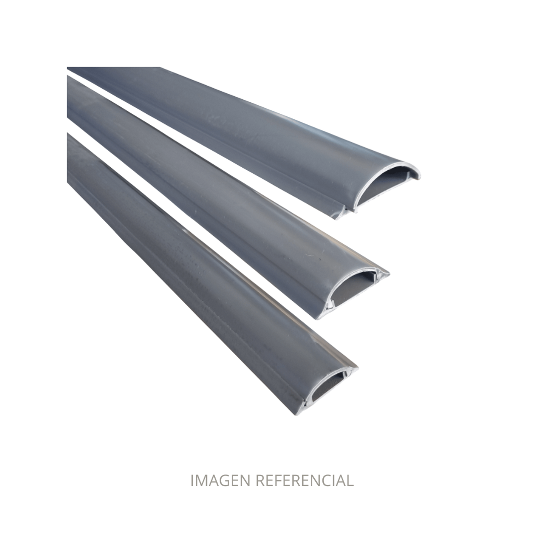 CANALETA PARA PISO PVC 70X20MM GRIS