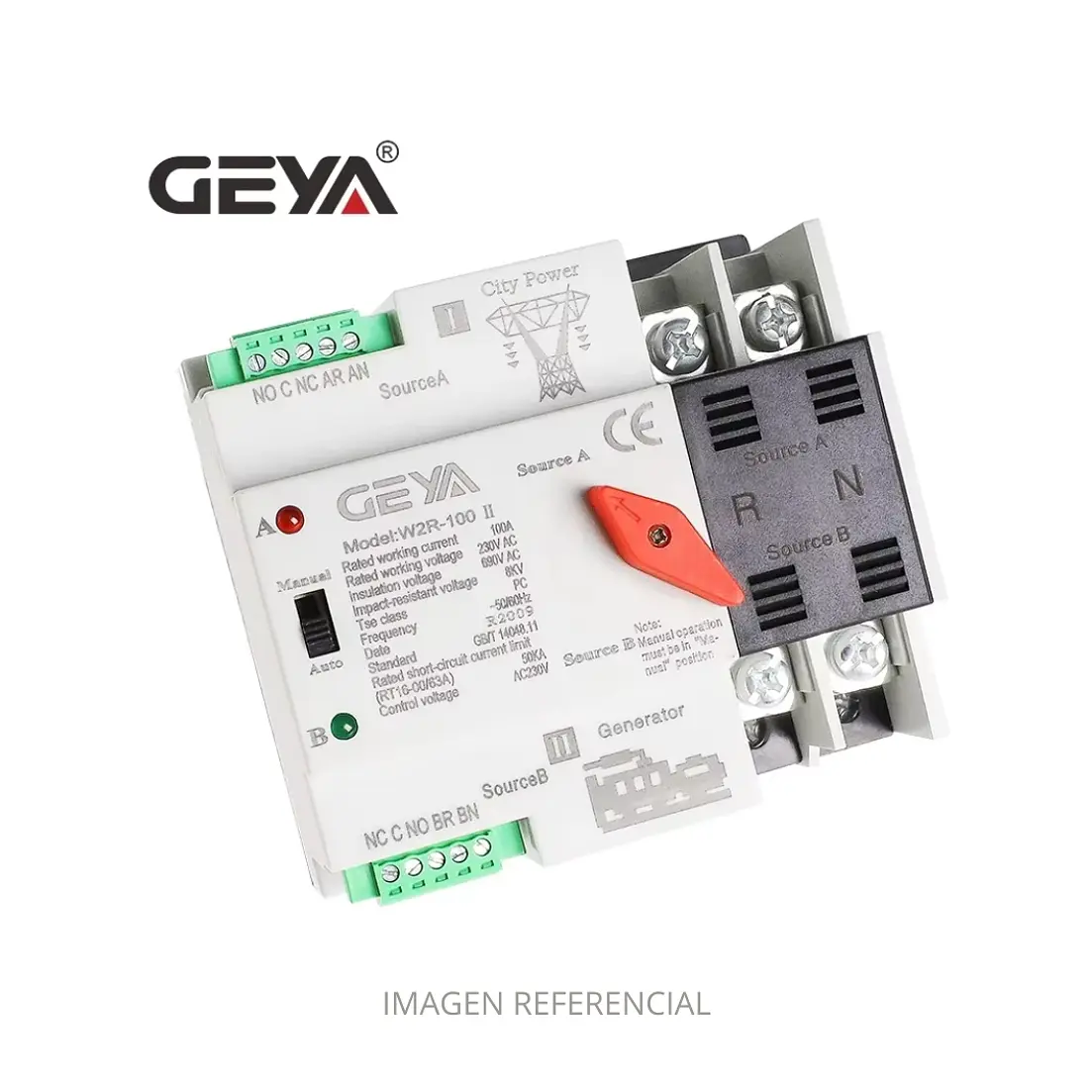 ATS AUTOMATICO W2R 40A2P 220V SOLAR