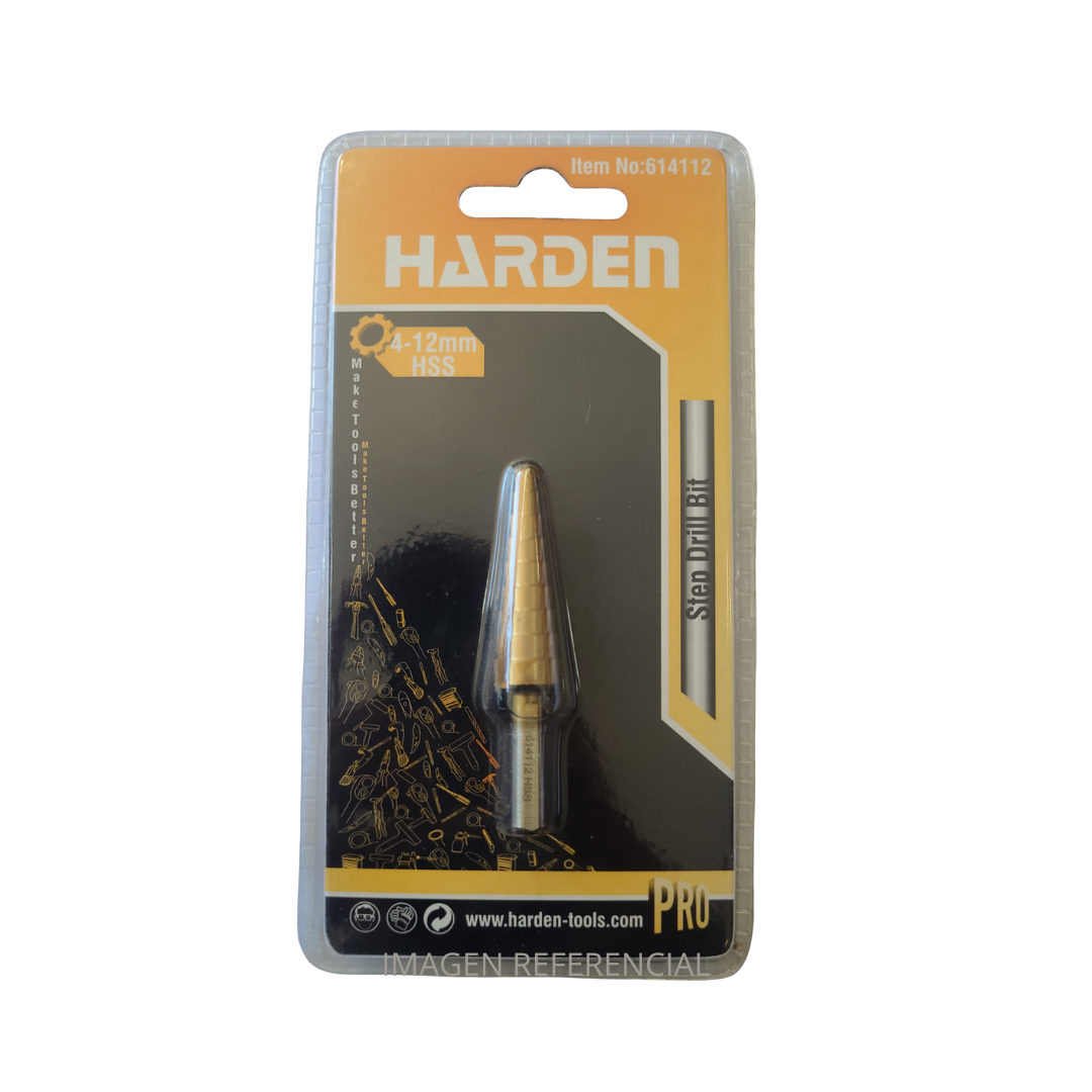 BROCA CONICA 4-12MM HARDEN