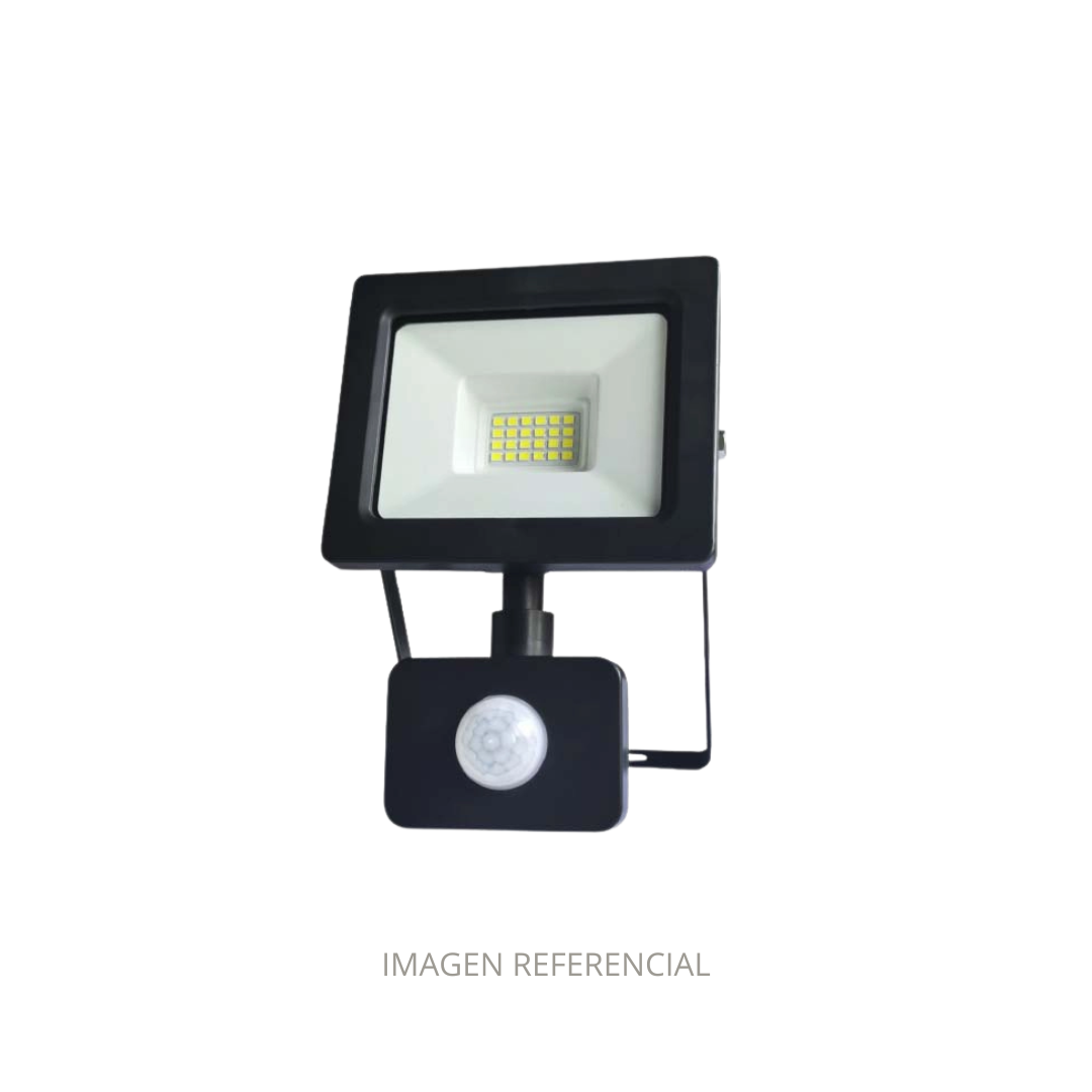 REFLECTOR LED 20W VERLUX NEGRO LUZ FRIA