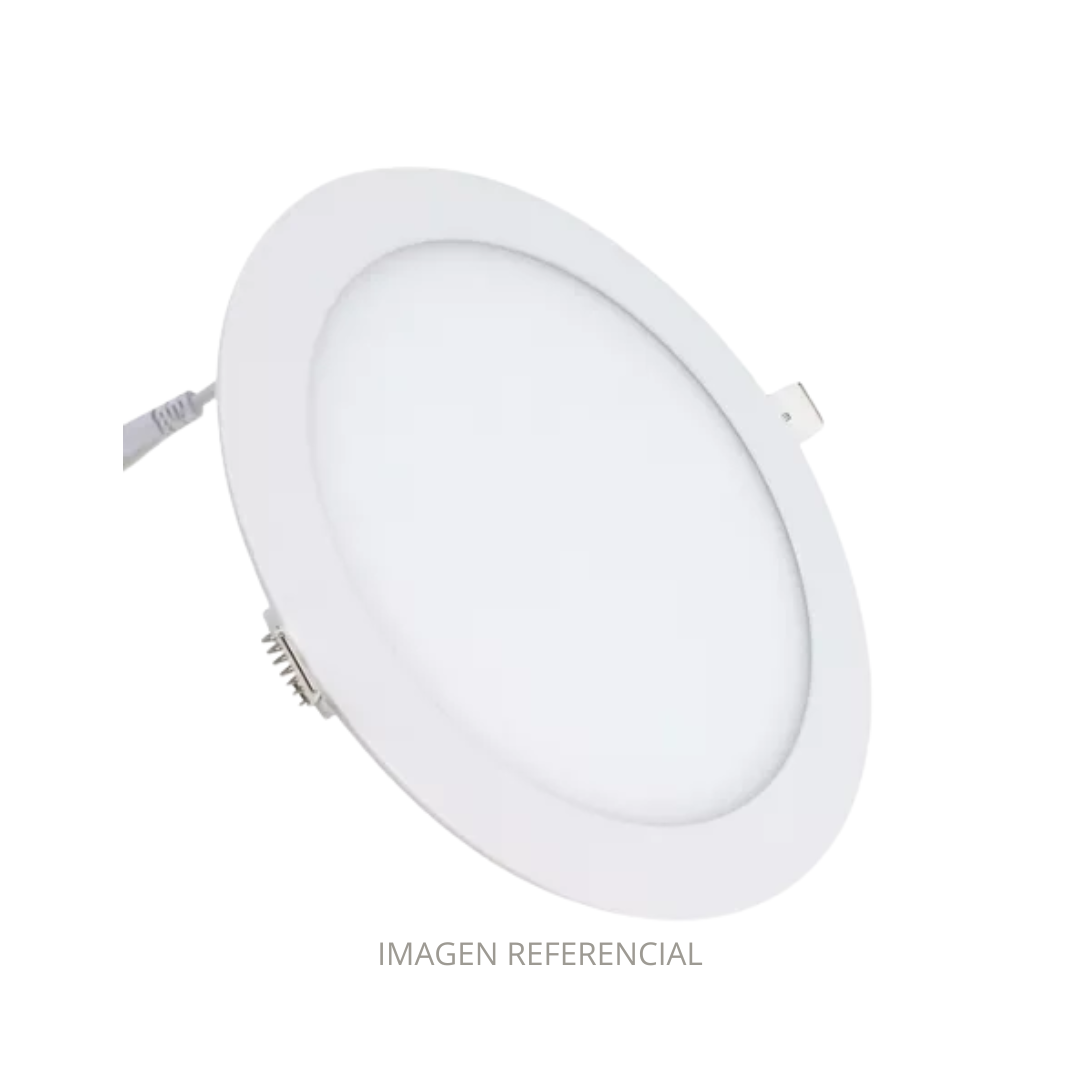 PLAFON LED EMBUTIDO REDONDO LUZ BLANCA 24W COD.769
