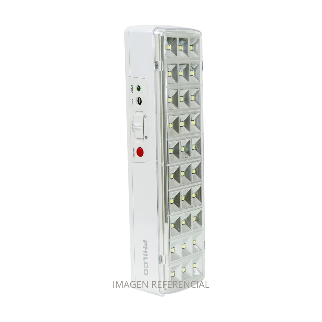 LAMPARA DE EMERGENCIA 30 LED CERTIFICADA SEC 19PHLEL446 PHILCO