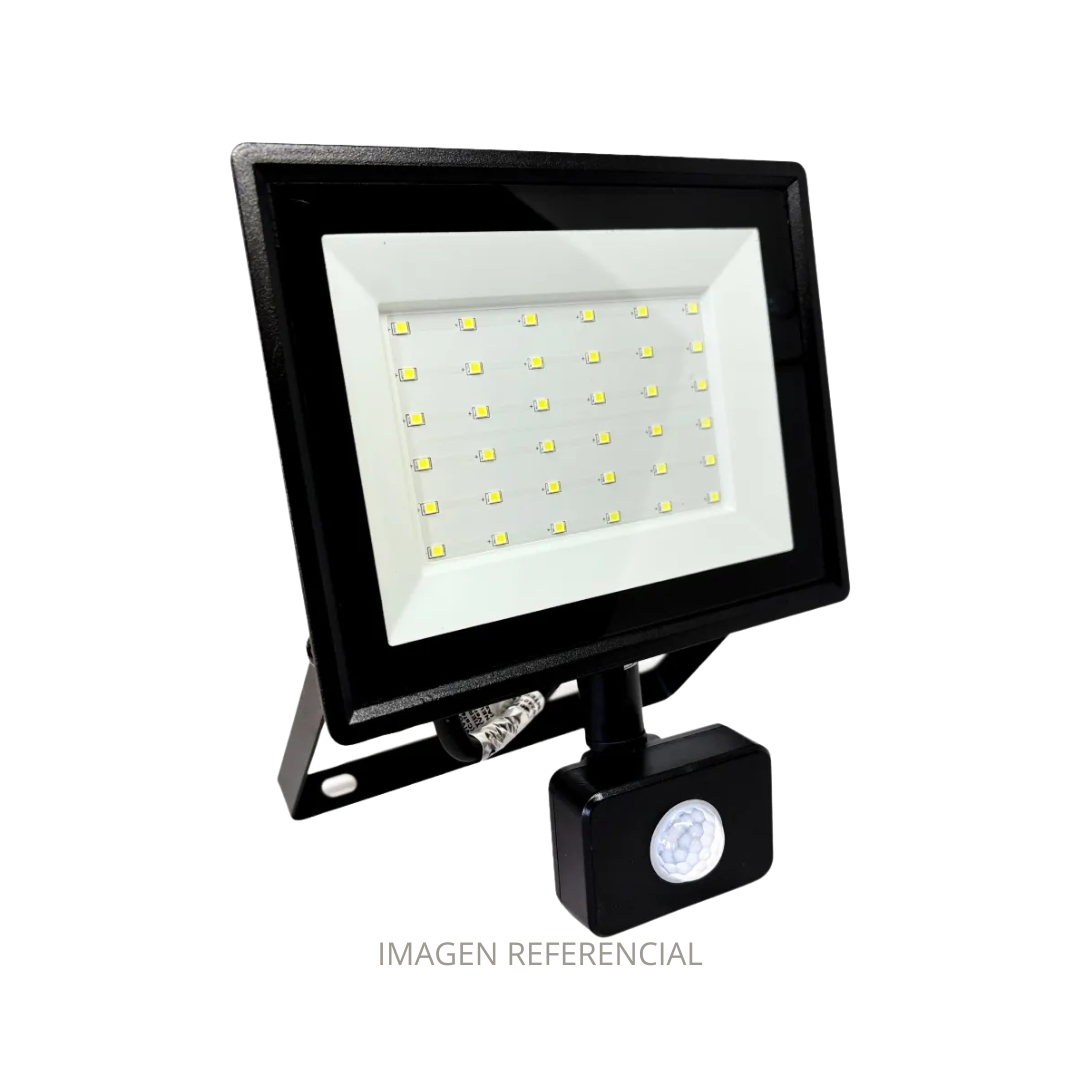 REFLECTOR LED 50W CON SENSOR VERLUX 6500K IP65