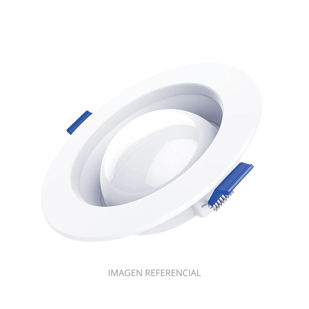 FOCO LED EMBUTIDO SATURNO 9W WELLMAX LUZ FRIA