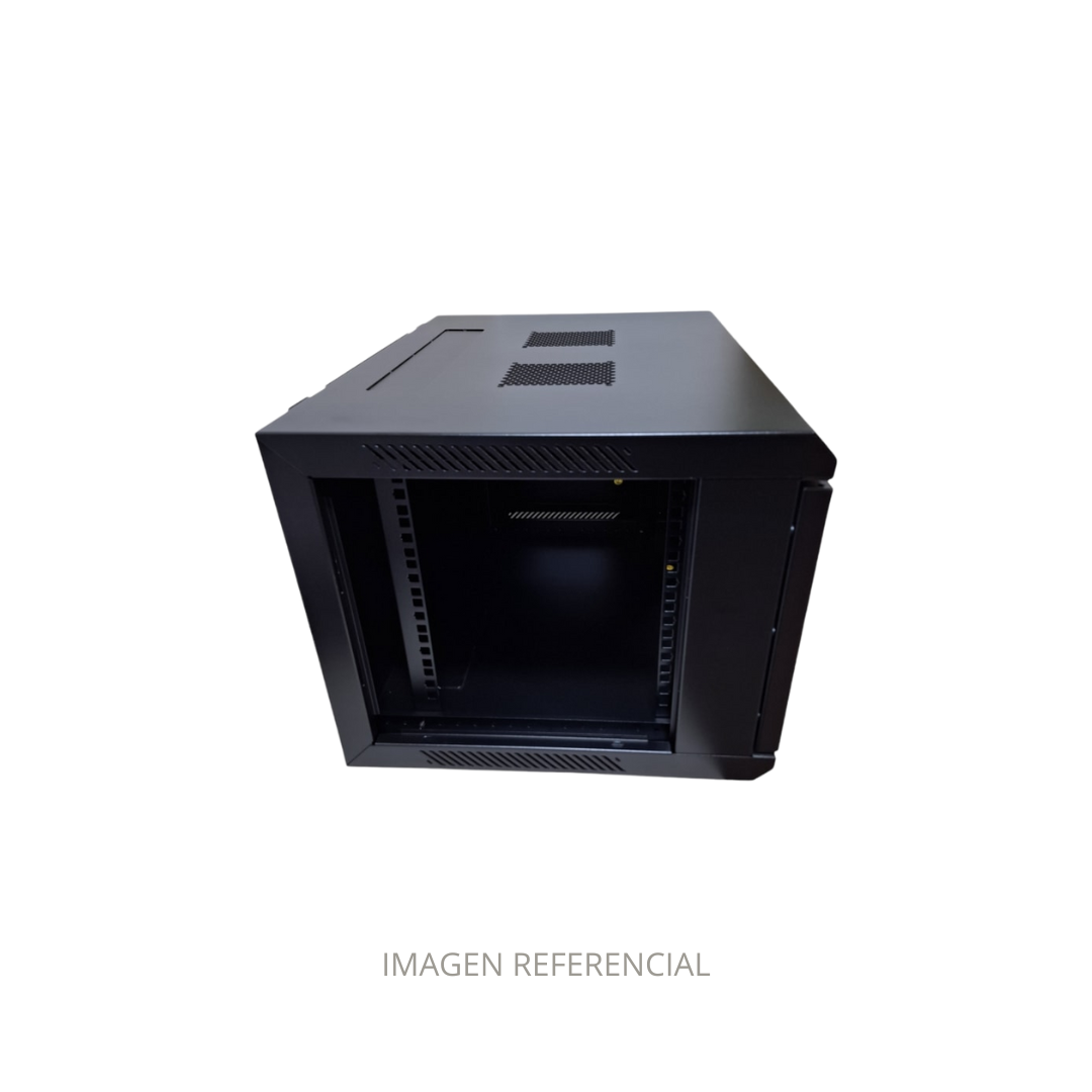 GABINETE RACK 6U 60CM PARED NEGRO