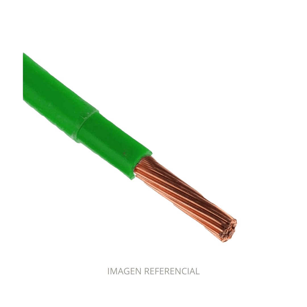 CABLE THHN 14AWG VERDE