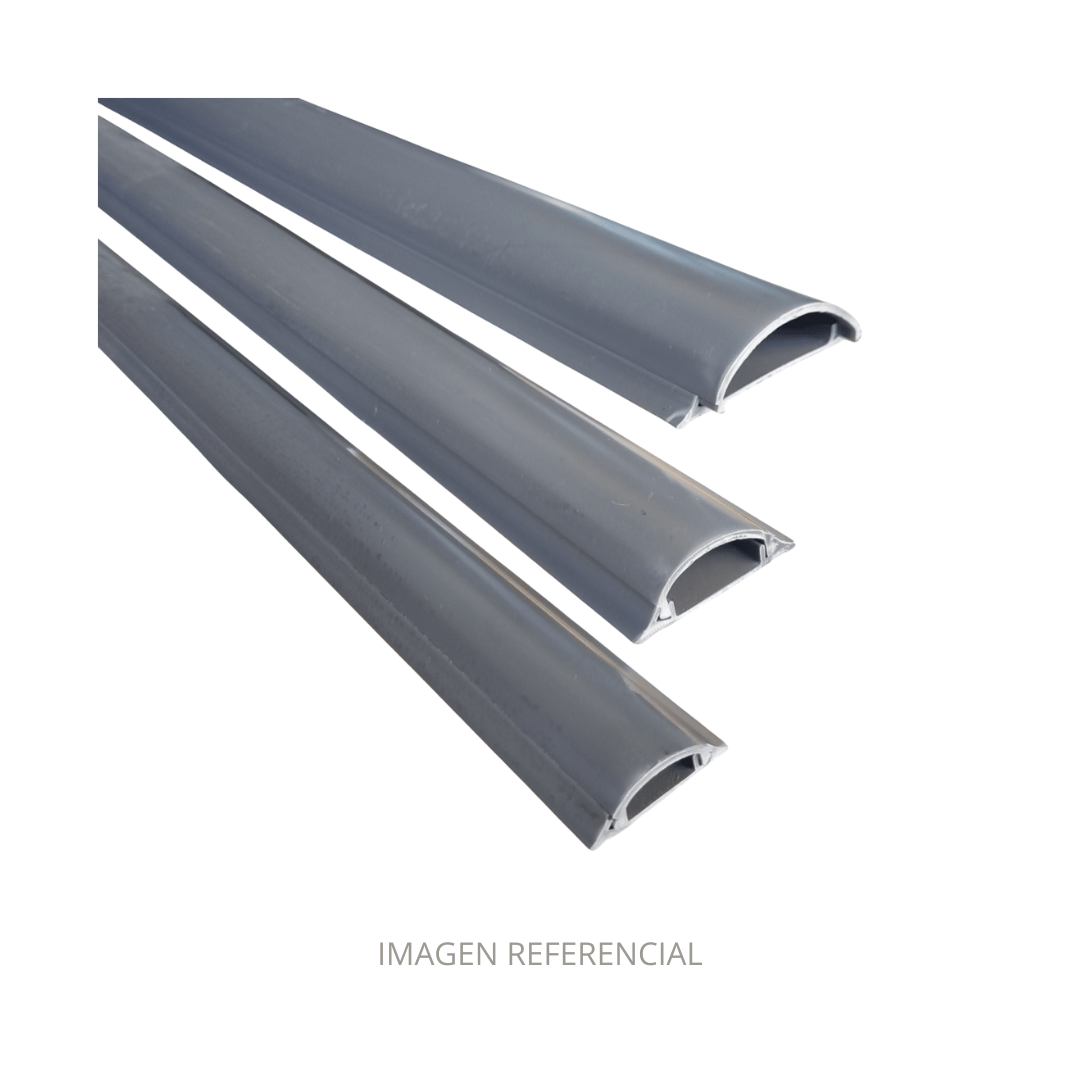 CANALETA PARA PISO PVC 50X15MM GRIS