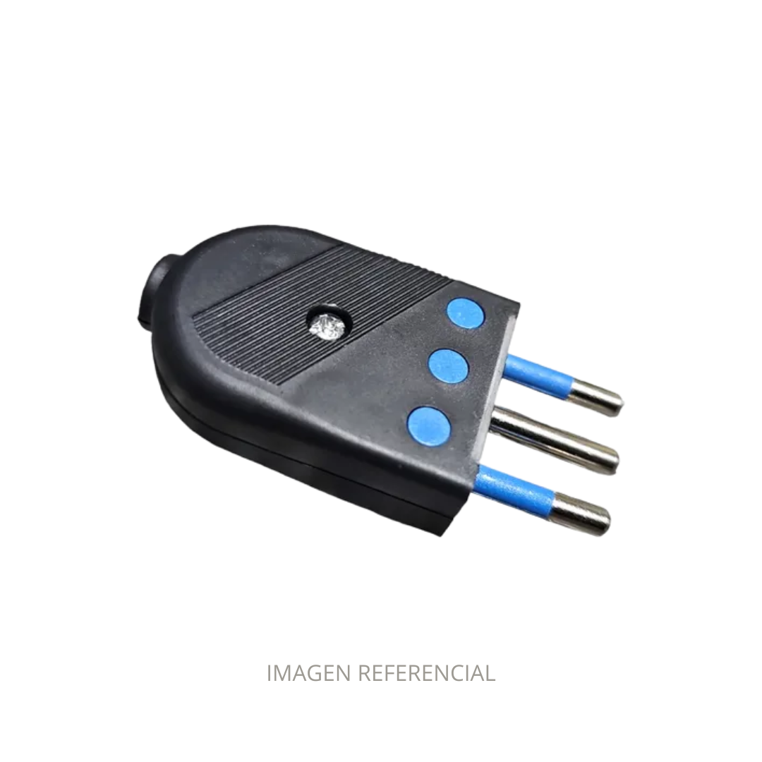 ENCHUFE VOLANTE MACHO 10A 2P LEXO