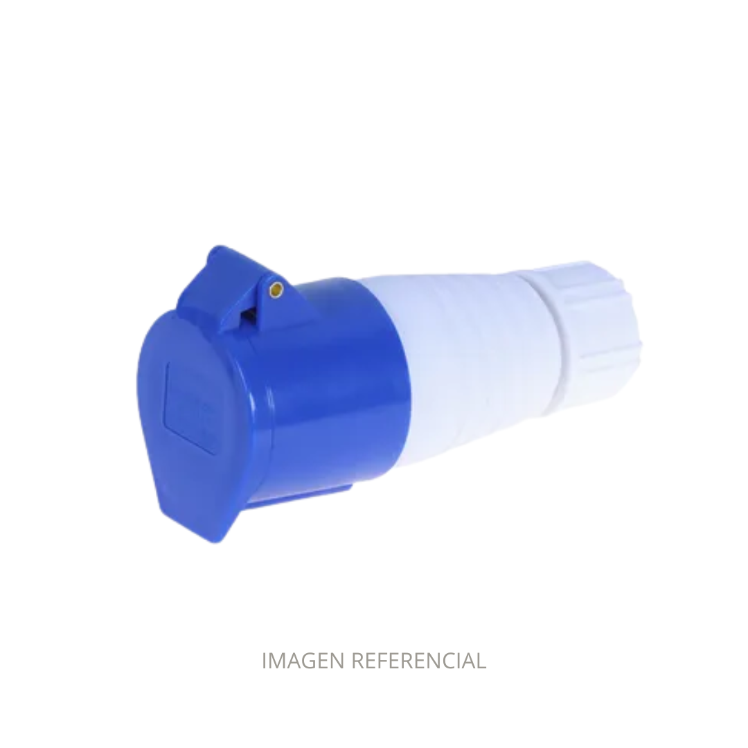 HEMBRA TOMA INDUSTRIAL 16A 3P 230V 6H IP44 ACUAL 5000CI0871 MEC