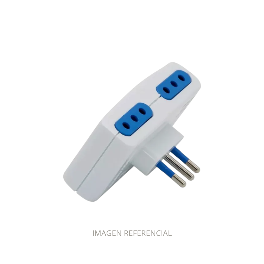 ENCHUFE PLANO CUADRUPLE 1500W MAX PHILCO 78520