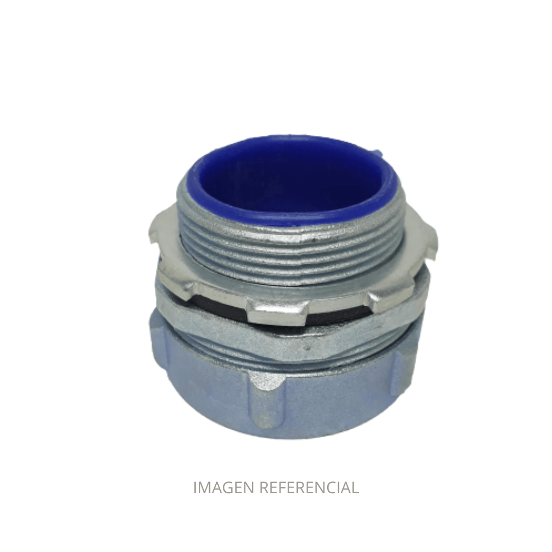 CONECTOR RECTO CAJA A FLEXIBLE 32MM