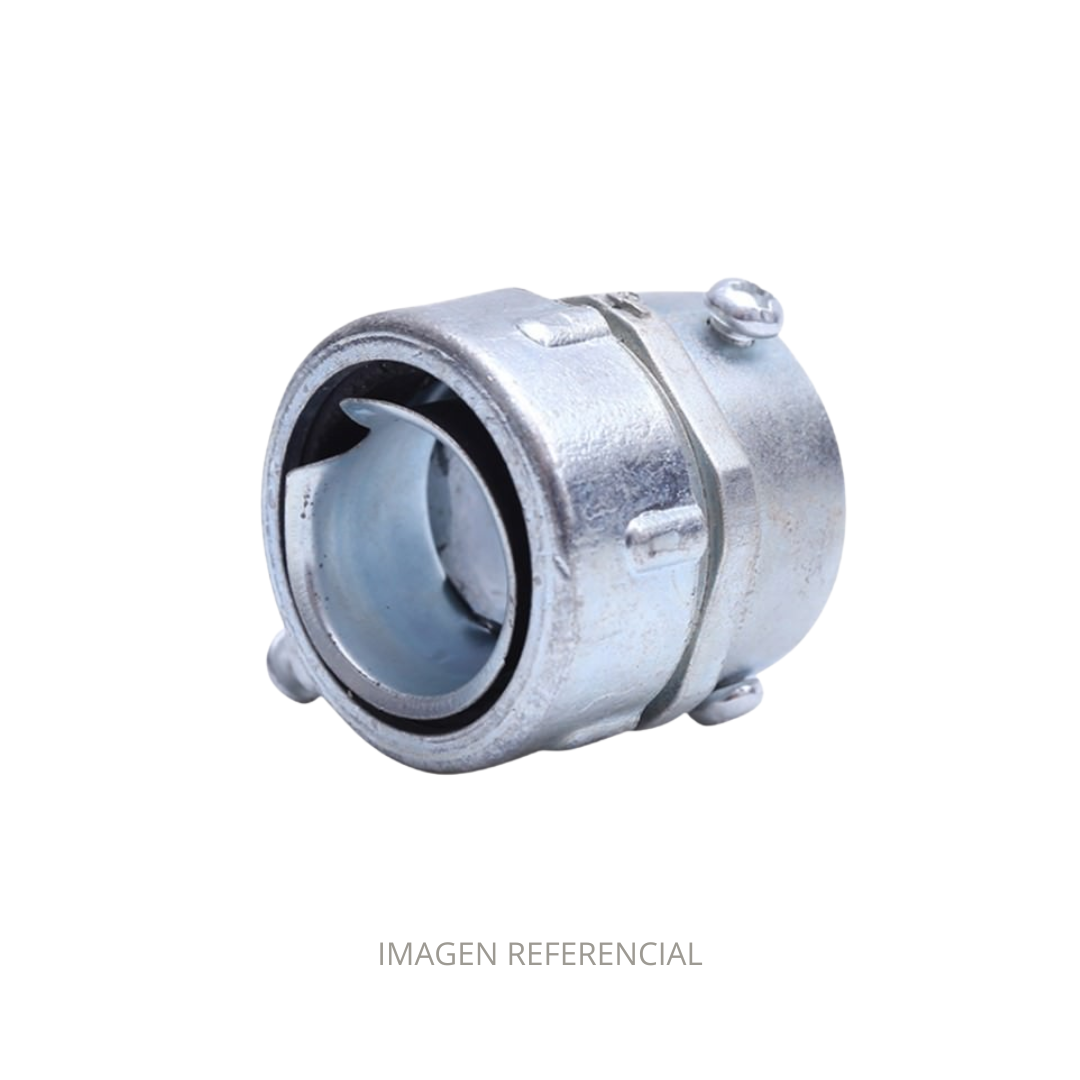 CONECTOR RECTO METALICO 32MM