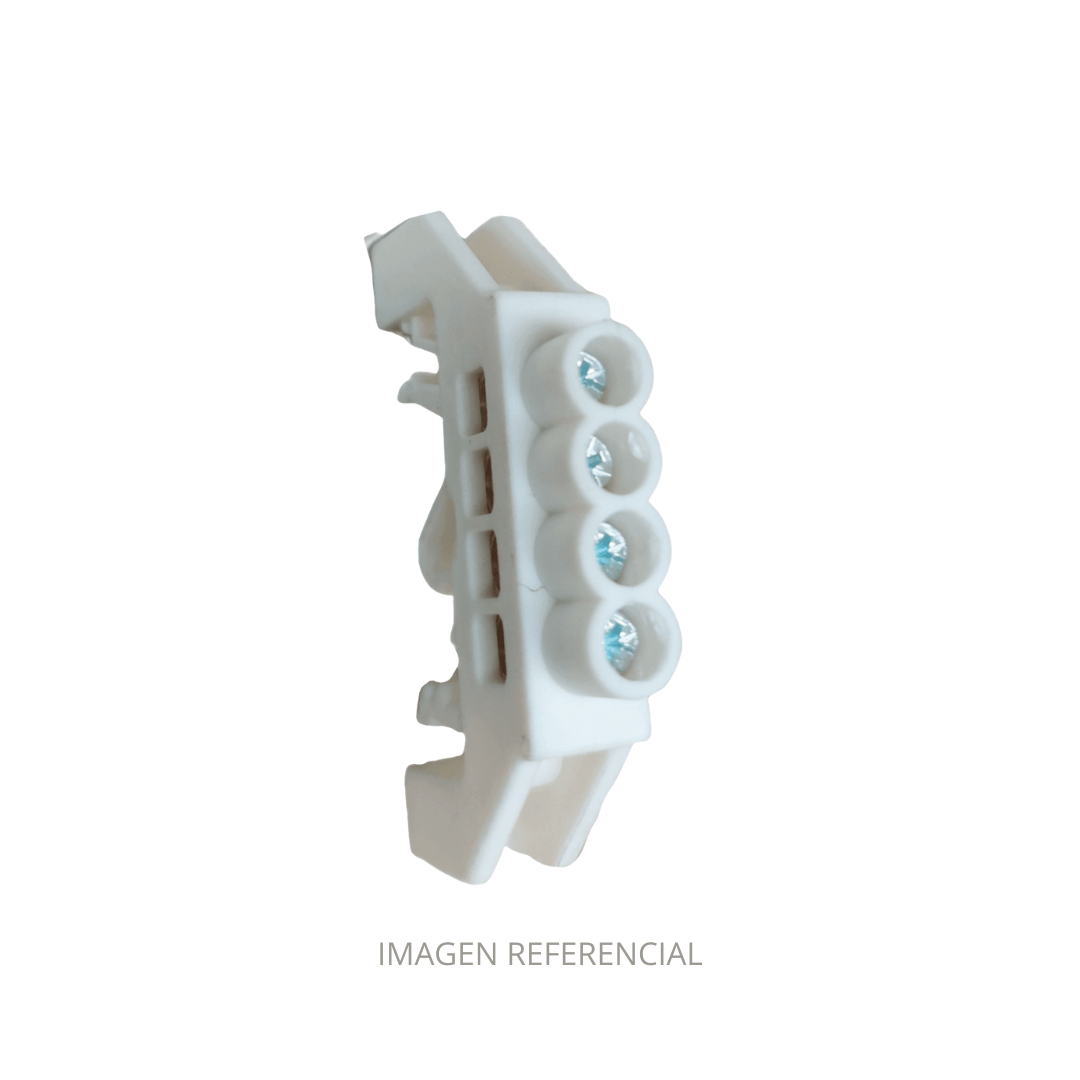 BARRA REP BRONCE AISLADA BLANCO 4 POLOS