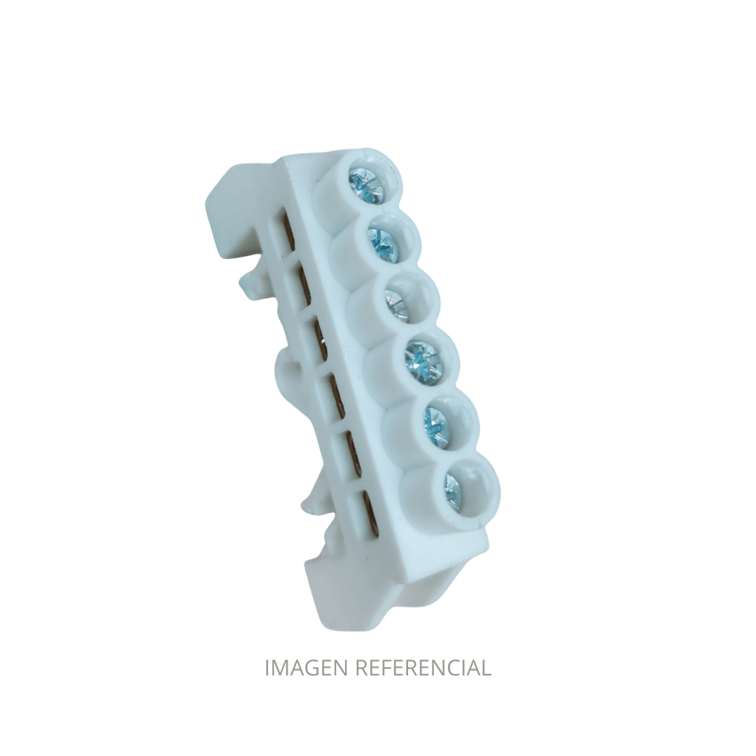 BARRA REP BRONCE AISLADA BLANCA 6 POLOS