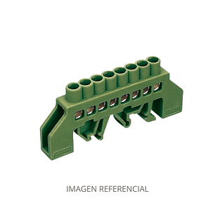 BARRA REP BRONCE AISLADA 8 POLOS VERDE