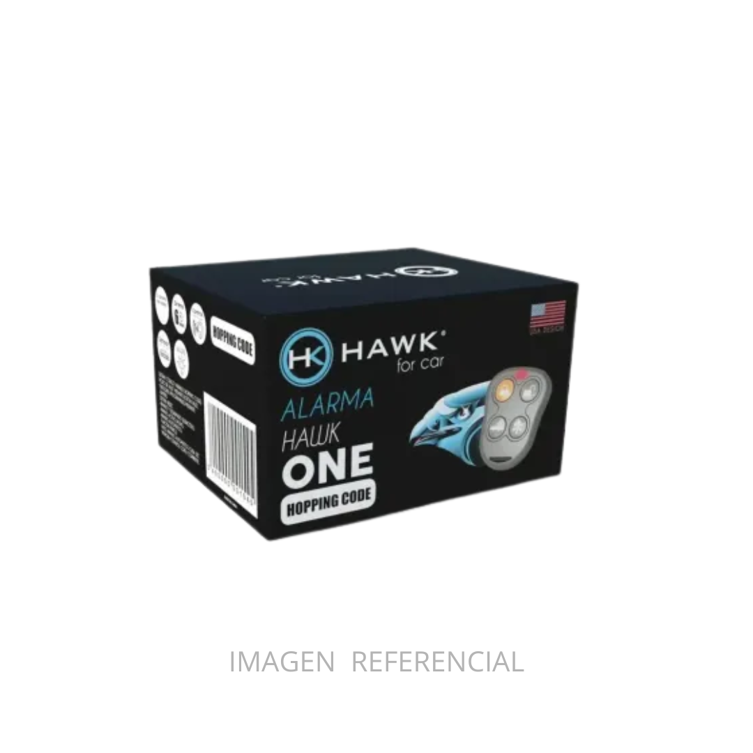 ALARMA DE AUTO CON SISTEMA DE CODIGO VARIABLE ONE HAWK
