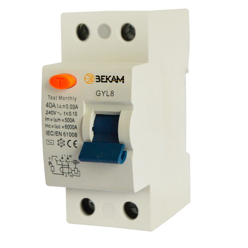 DIFERENCIAL 2X25A 30MA GYL8 2P BEKAM