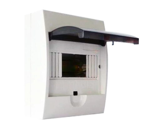 TABLERO SOBREPUESTO 4 POLOS TAPA HUMO BEKAM AC0029