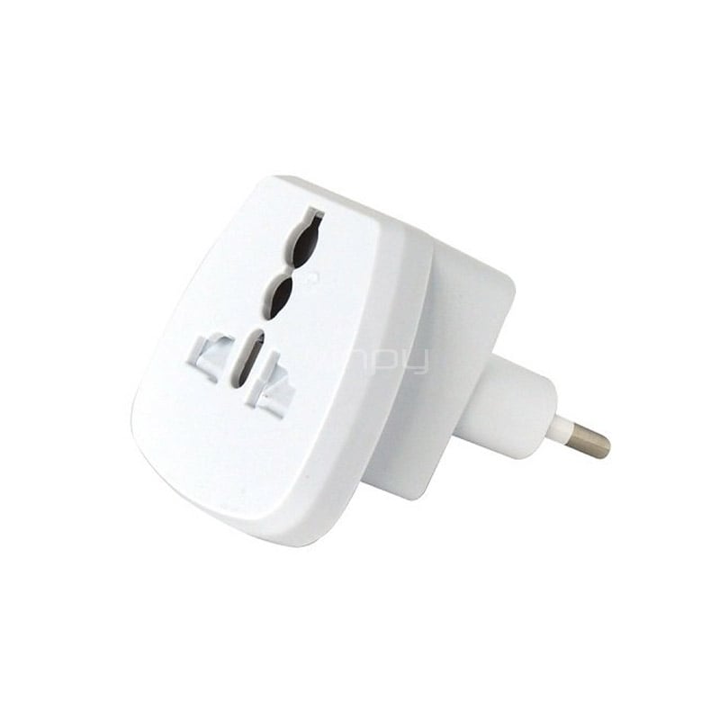 ADAPTADOR UNIVERSAL 2P+ TIERRA 10A 1500W MACROTEL ME-501070