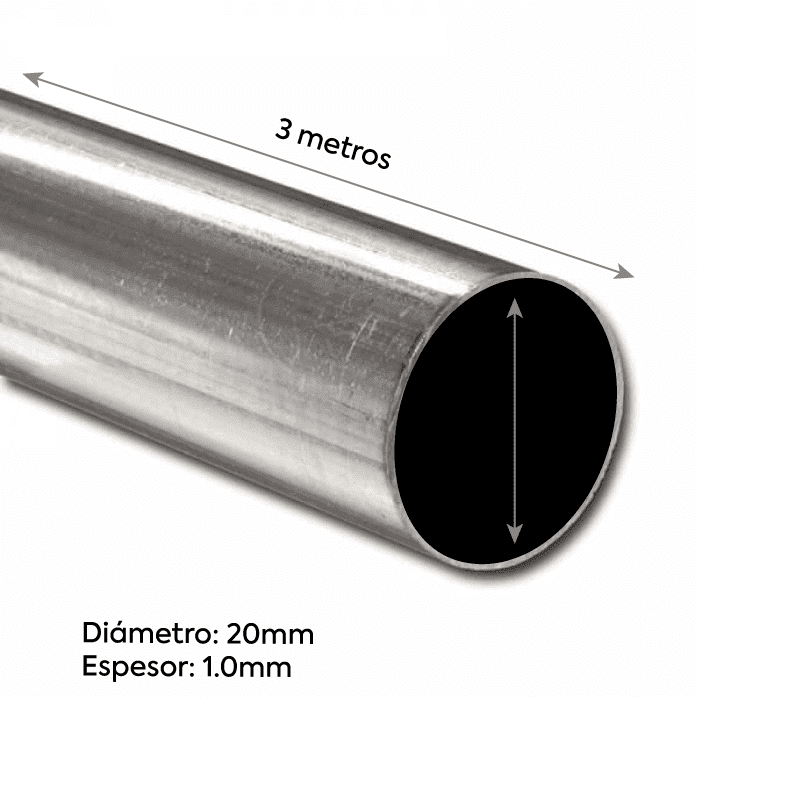 TUBO CONDUIT EMT METALICO RIGIDO 20MM