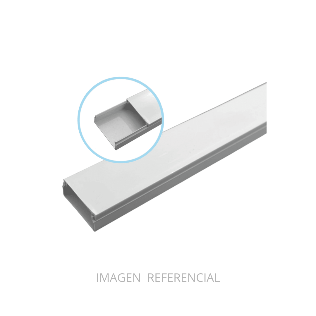 CANALETA PLASTICA O MOLDURA 40x16 MM X 2 M